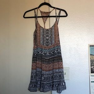 Geometric printed dress